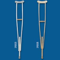 ALOUMINIUM SHOULDER CRUTCHES ECONOMIC TYPE