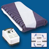 AIR MATTRESS w INTERCHANGABLE SECTIONS & AIR-COMPRESSOR