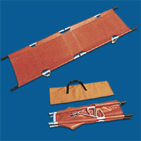 FOLDING POLE STRETCHERS