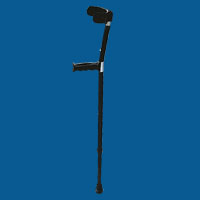 ELBOW CRUTCHES BLACK