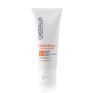 Castalia Helioderm Creme Teintee SPF30 40ml Sunscreen face cream with color