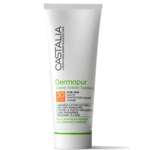 Castalia Dermopur Creme Solaire Teintee SPF30 Moisturizing sunscreen with colour
