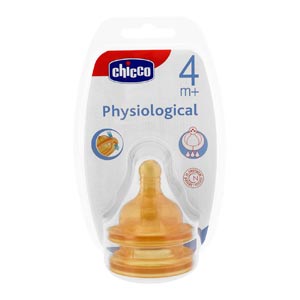 Chicco Rubber nipple Fast flow of 4 m+