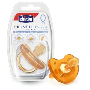 Chicco Pacifier Physio Soft, 'All Rubber, 0 m+