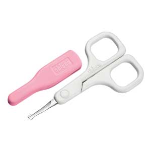 Chicco Safety scissors with case, Pink