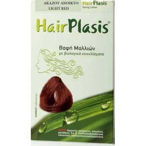 HairPlasis Dying Lotion With Organic Extracts 24R Light Red