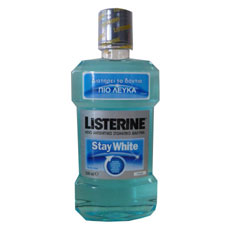 LISTERINE SOLUTION STAY WHITE 250ML