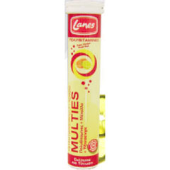 Lanes Multies Vitamins+Minerals+Ginseng-Effervescent-Grapefruit & Lemon