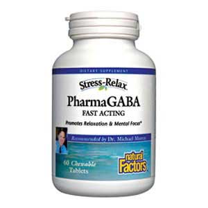 Life Extension Pharma GABA 60 chewable tabs For peaceful sleep