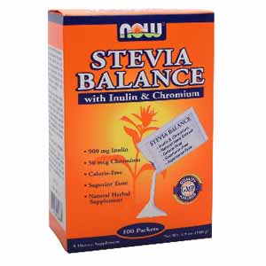 Nowfoods STEVIA BALANCE PACKETS 100 Packets