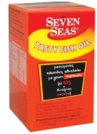 Kids Omega-3 Blackcurrant Chewable Fruit Burst Capsules : Seven Seas