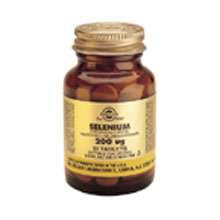 SOLGAR Selenium 200ug: 100 Tablets (Yeast Free)