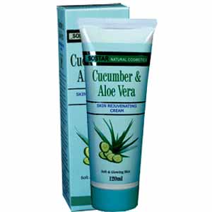 Sostar Cucumber & Aloe Vera Cream 120ml Anti-Aging Face Cream