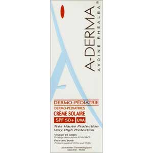 A-DERMA Dermo - Pediatrie Creme Solaire 50+SPF Enfants 100ml