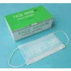 Nurse Mask paper 1-ply rubber safety at / g White Color
