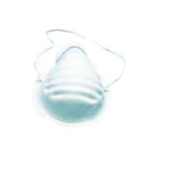 conical dust mask 160g/m2 BOX 50 PIECES