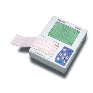 3 Channel recorder cardiographer FUKUDA DENSHI FCP- 7101 with diagnosis
