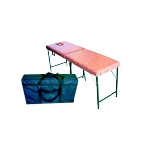 massage suitcase with metal foot hole and cover hole