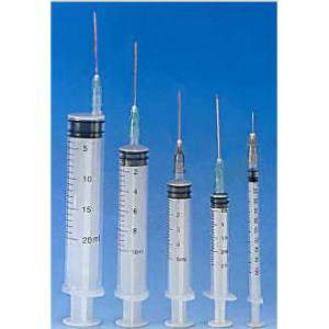 Syringes safety at / g short needler for babys 2,5cc 23g x 5/8