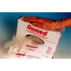 gloves Romed Holland Vinyl White Without Powder S / M / L BOX 100pieces