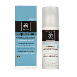 Apivita Aqua Vita 24-hour Moisturizing Day Cream SPF10 for oily/combination skin
