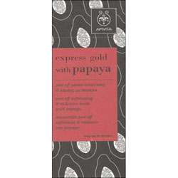 Apivita Express Mask & Flash exfoliation with papaya