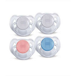 AVENT Soothers Translucent 6-18  months