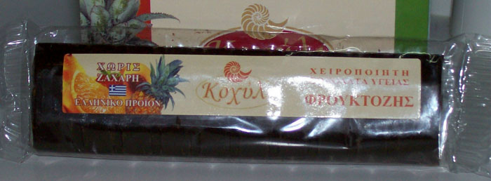 Dark Handmade Chocolate with Fructose 35 gr