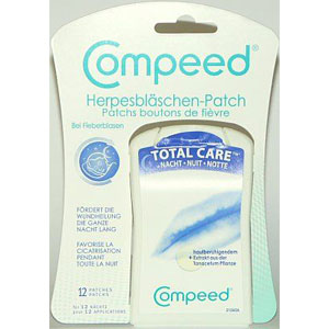 COMPEED HERPES PATCH NIGHT 12pcs