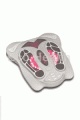 foot and body massage device with infrared radiation