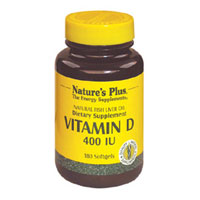 Nature's Plus Vitamin D 400 I.U.