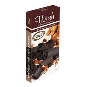 Wish Almond Chocolate 75g