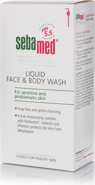 Sebamed Liquid Face & Body Wash 1000ml