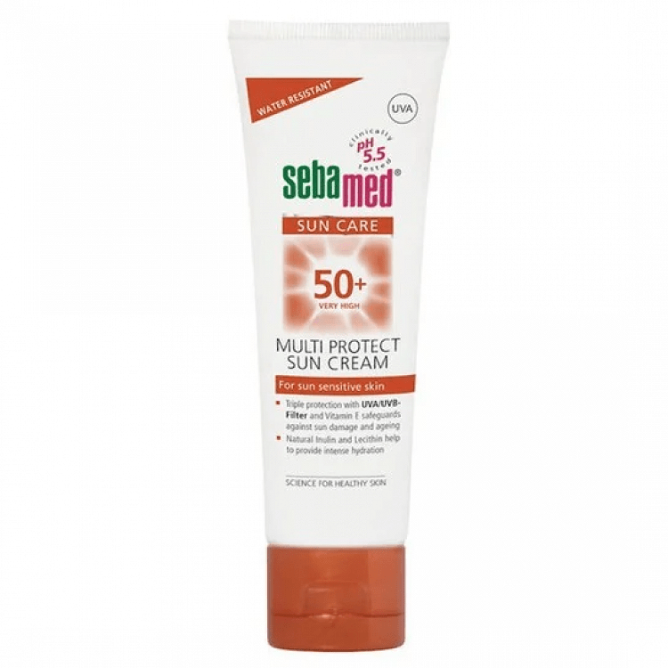 Sebamed Multi Protect Sun Cream Αντηλιακή Κρέμα Προσώπου και Σώματος SPF50 75ml
