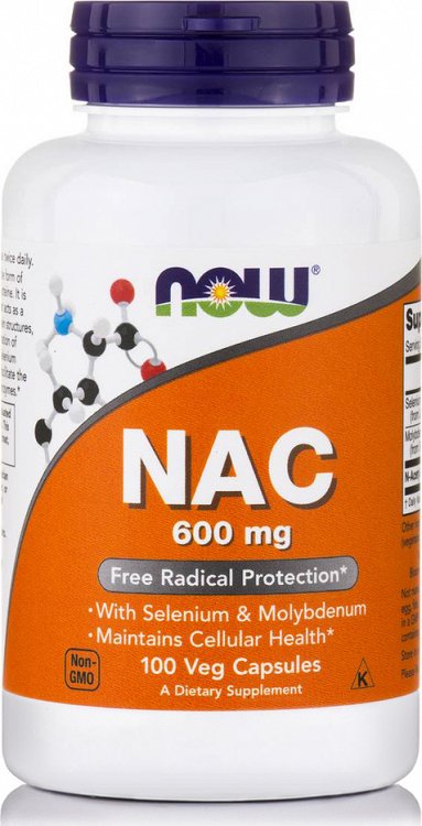 Now Foods NAC 600mg 100 φυτικές κάψουλες