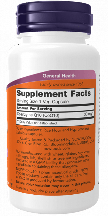 Now Foods CoQ10 30mg