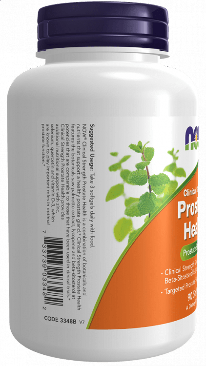 Now Foods Prostate Health Clinical Strength Συμπλήρωμα για την Υγεία του Προστάτη 90 μαλακές κάψουλες