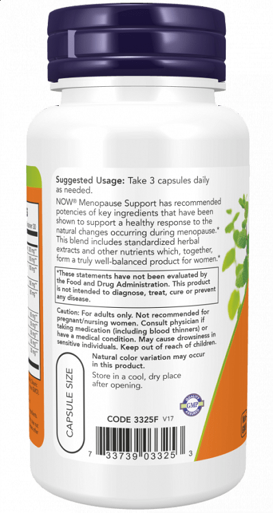 Now Foods Menopause Support 90 φυτικές κάψουλες