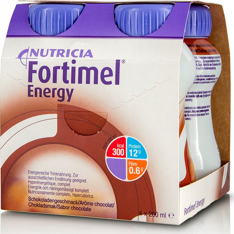 Nutricia Fortimel Energy 4 x 200ml Σοκολάτα