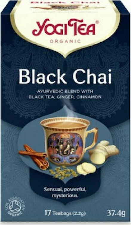 Yogi Tea Μαύρο Τσάι Βιολογικό 17 Φακελάκια 30gr