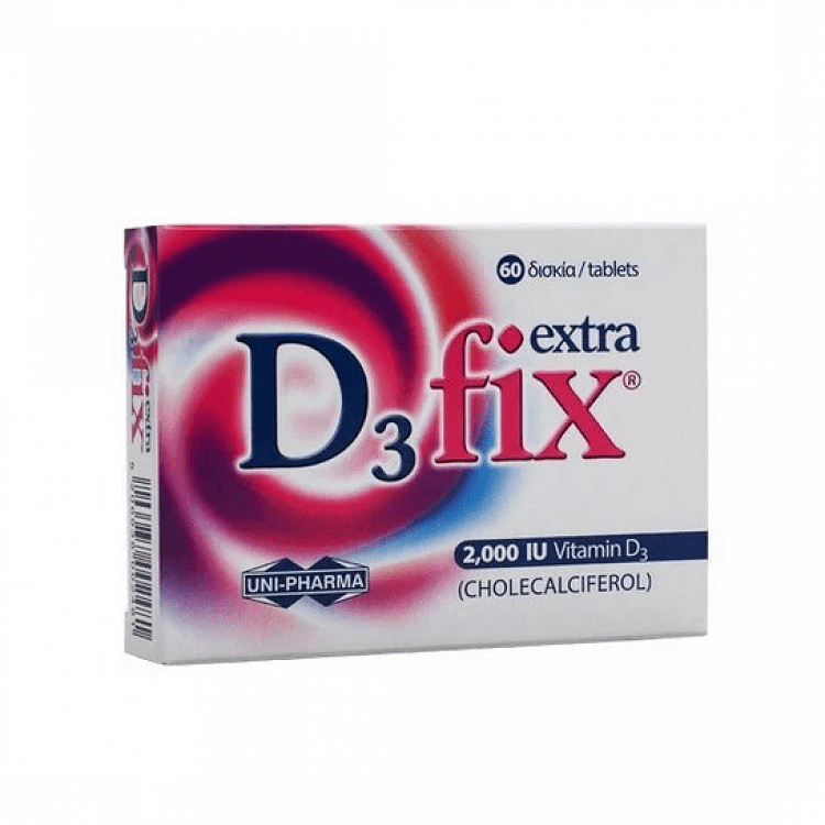 Uni-Pharma D3 Fix Extra 2000iu 60 ταμπλέτες