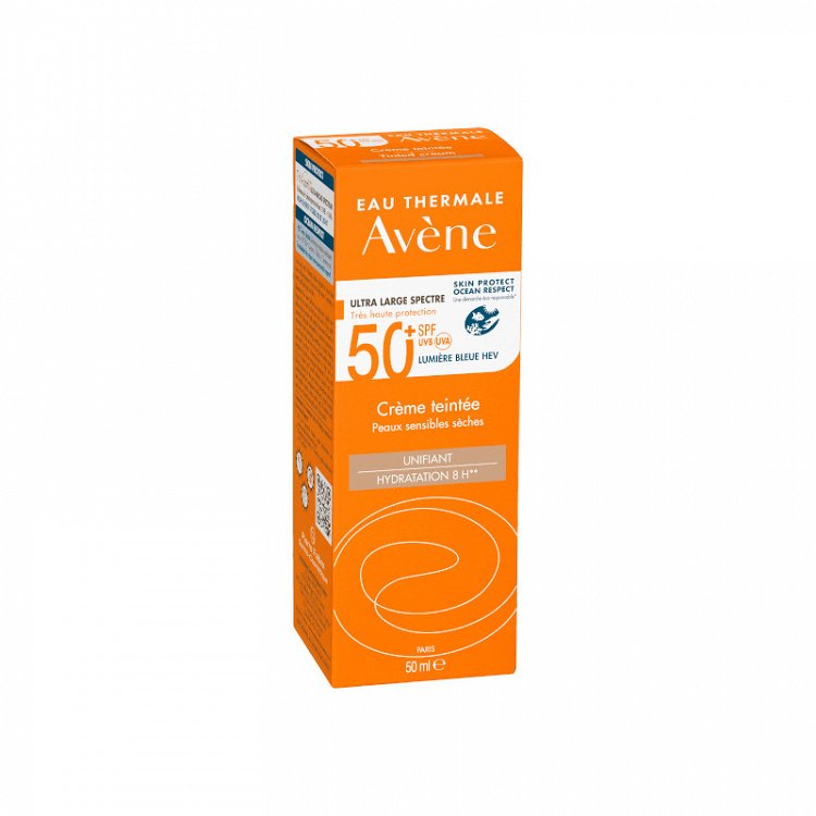 Avene Eau Thermale Cream Tinted Αντηλιακή Κρέμα Προσώπου SPF50 με Χρώμα Φυσική 50ml