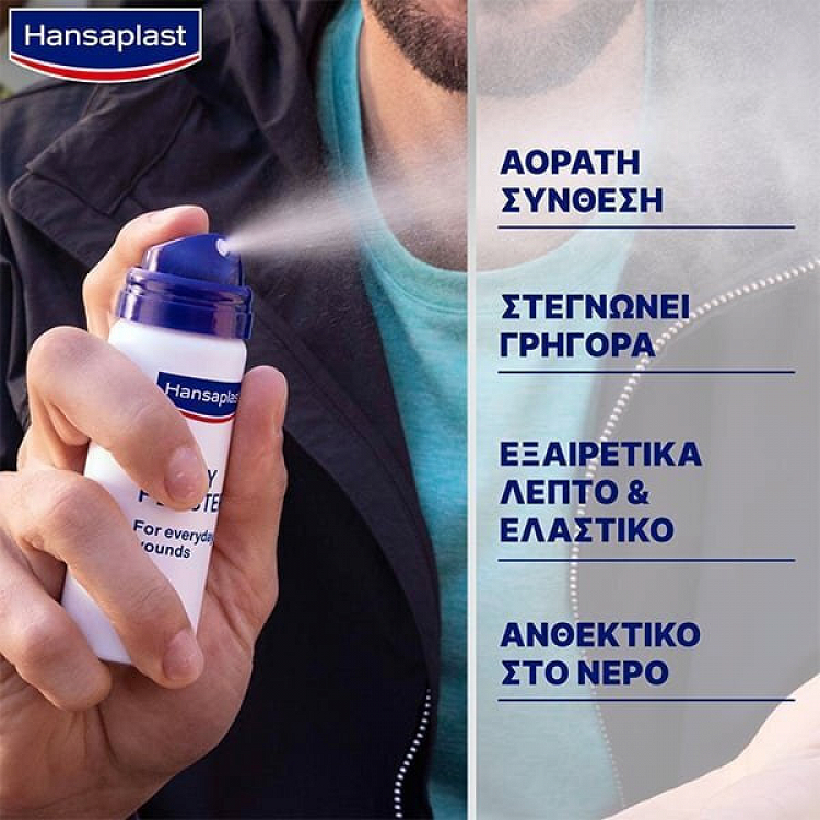 Hansaplast Second Skin Protection Επίθεμα σε Spray 1τμχ