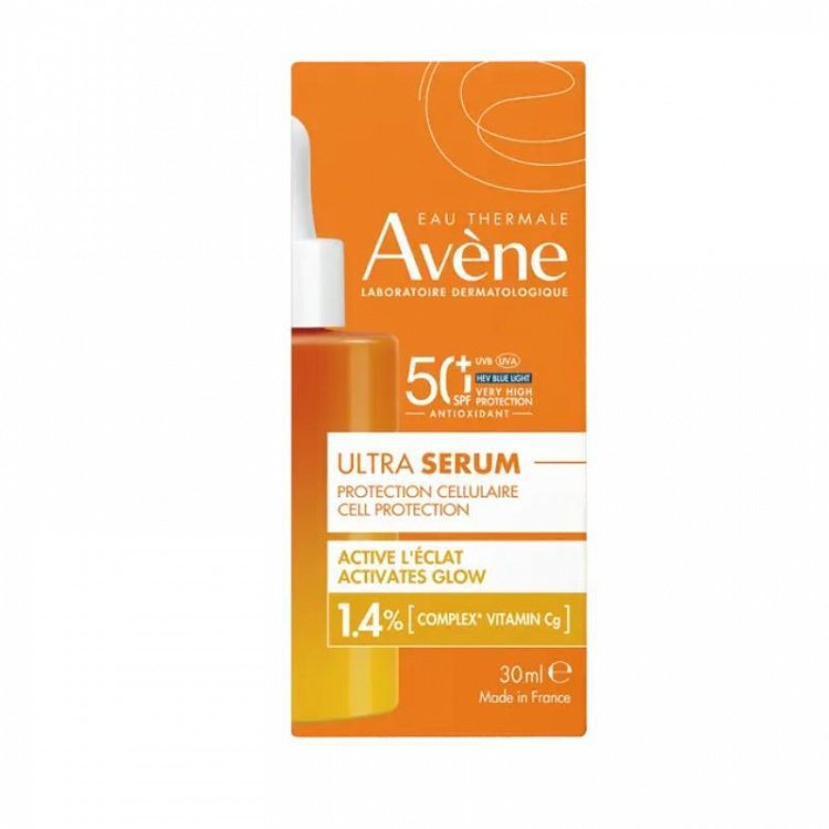 Avene Eau Thermale Ulta Serum 1.4% Complex Vitamin Cg Αντηλιακό Serum Προσώπου SPF50+ 30ml