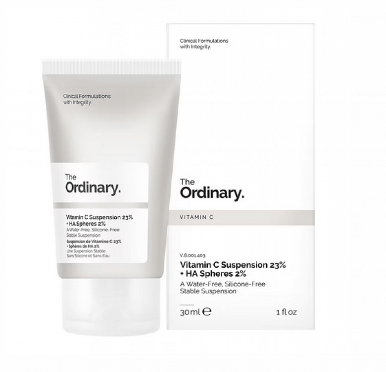 The Ordinary Vitamin C Suspension 23% + HA Spheres 2% 24ωρη Αναπλαστική Κρέμα Προσώπου με Βιταμίνη C & Πεπτίδια 30ml
