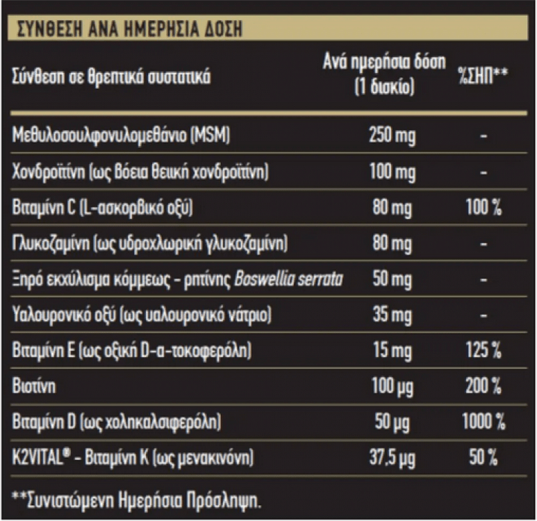 Bennett Flex Συμπλήρωμα για την Υγεία Αρθρώσεων & Οστών 30 ταμπλέτες