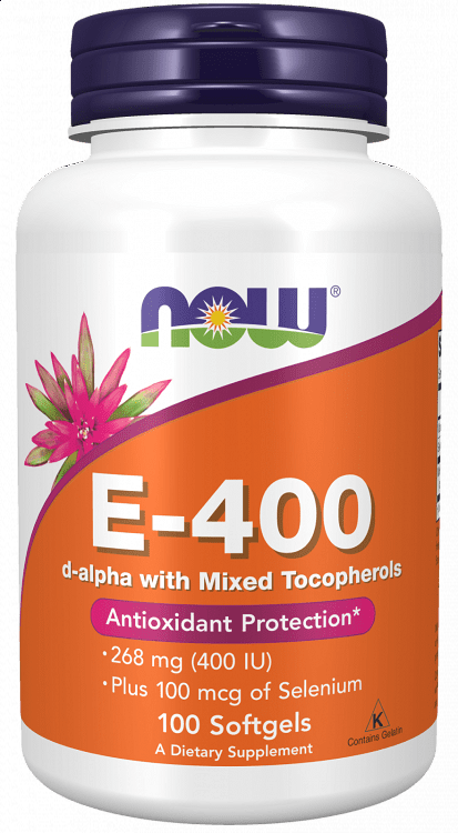 Now Foods Vitamin E-400iu Selenium 100 μαλακές κάψουλες