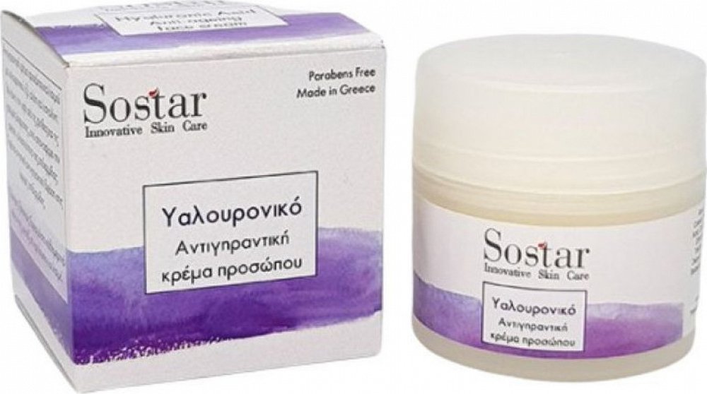 Sostar Focus Rich Κρέμα Προσώπου για Αντιγήρανση, Ανάπλαση & Λάμψη με Υαλουρονικό Οξύ 50ml