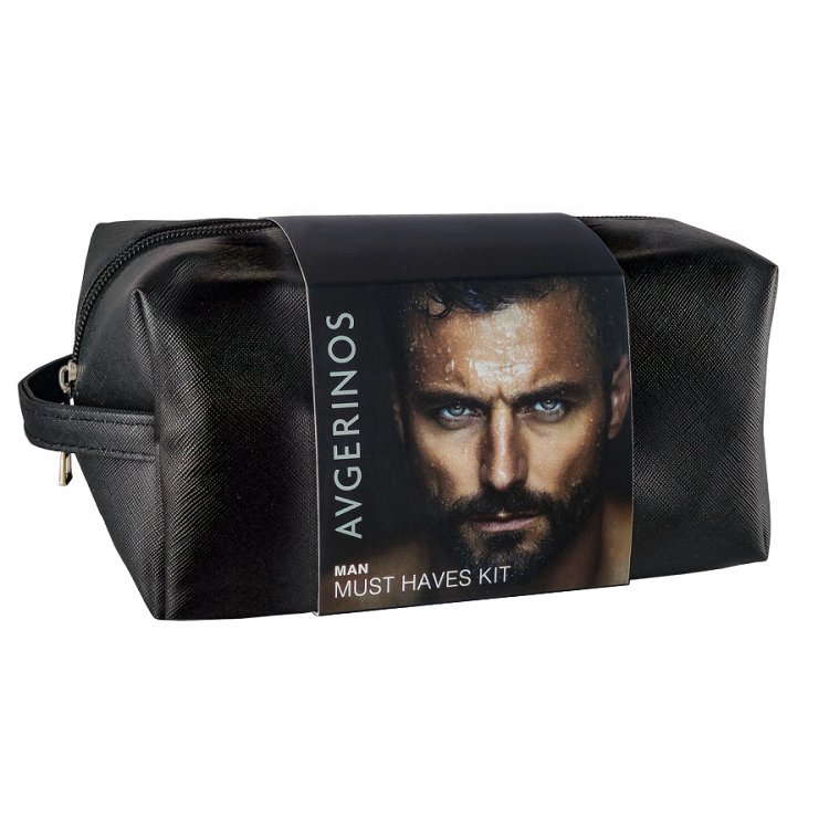 Avgerinos Cosmetics Man Must Haves Kit Σετ Περιποίησης για Αντιγήρανση & Καθαρισμό Σώματος 5τμχ
