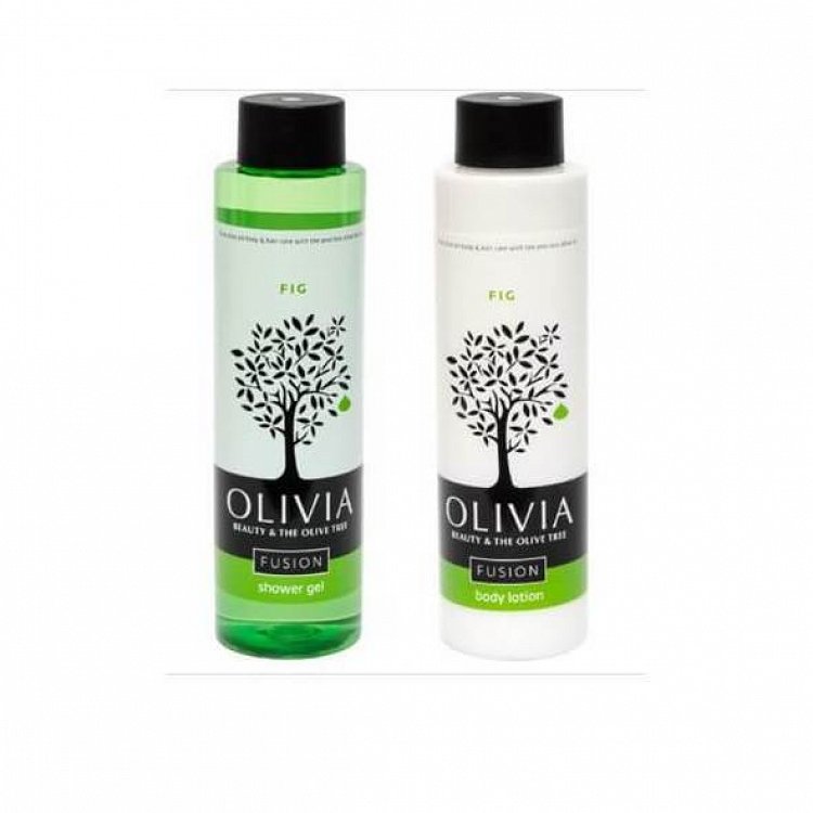 Papoutsanis Olivia Fusion Gift Set Fig, Shower Gel & Body Lotion